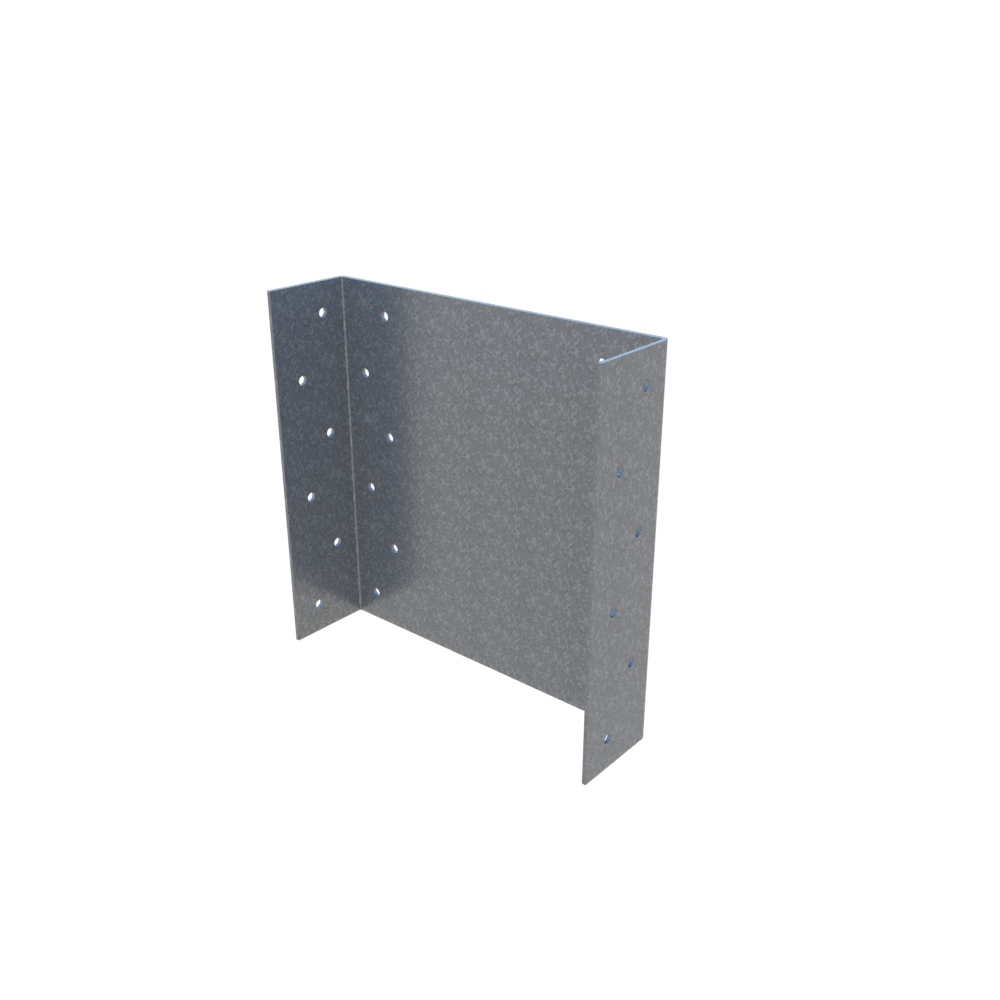 ClarkDietrich 800BHC8-68 BOX HEADER CLIP 8" x 8" x 68 mils (14ga) (box of 50)