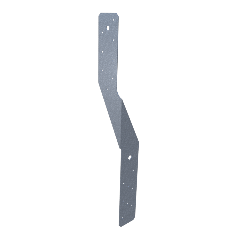 ClarkDietrich CDHT6G HURRICANE TIE G185 7-1/16" x 2-7/16" x 43mils (18ga) G185