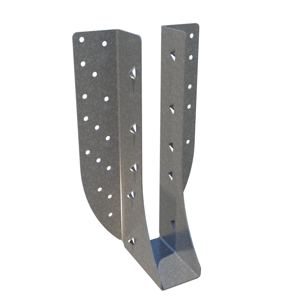 ClarkDietrich CDMDS1.81/10 DOUBLE SHEAR FACE-MOUNT HANGER 8-13/16" x 3-5/32" x 1-13/16" x 43mils (18ga) (box of 25)