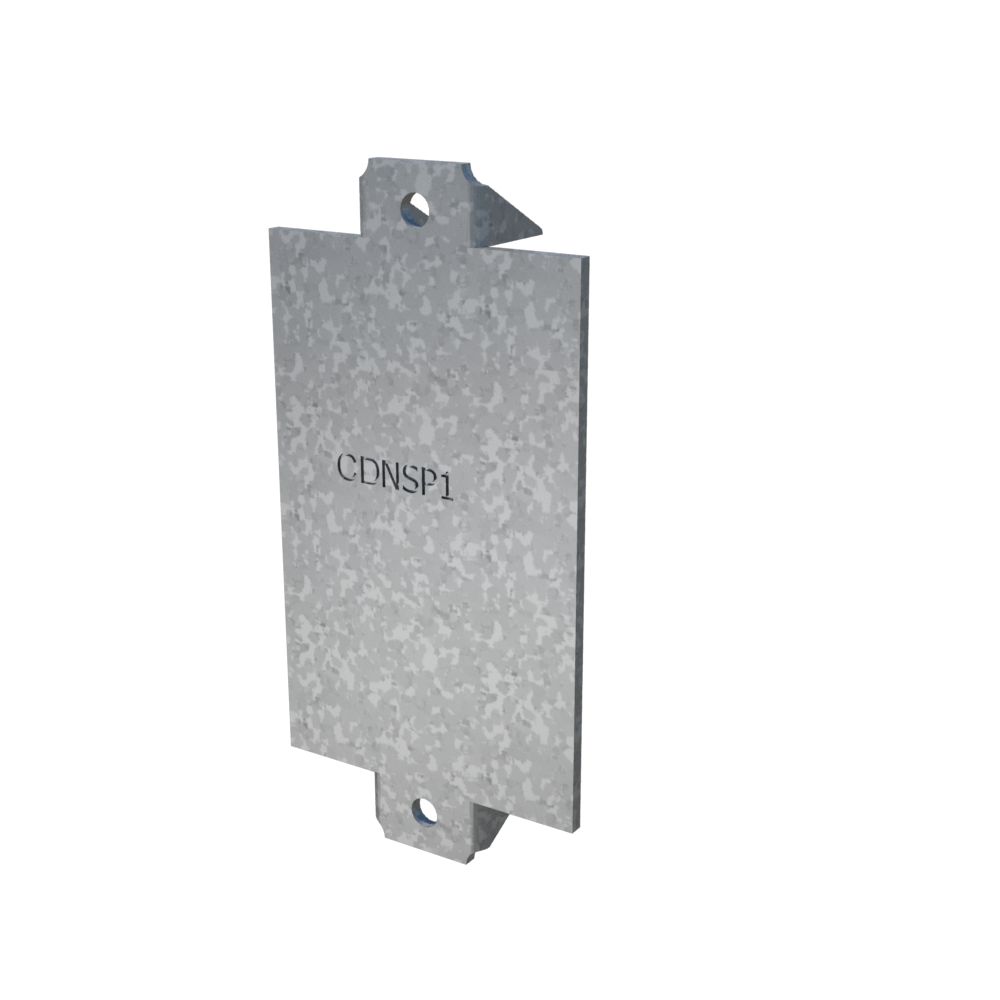 ClarkDietrich CDNSP1 NAIL STOP PLATE 3" x 1-1/2" x 54mils (16ga)