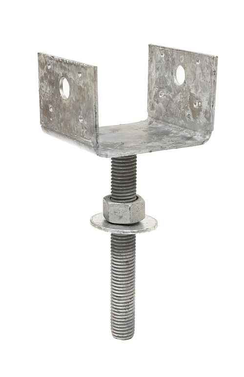 Simpson (EPB44PHDG) 4 X 4 ELEVATED POST BASE PIER BLOCK HDG 3-1/4" x 3-9/16" x 2-5/16" x 12ga (97mils) base (carton of 10)