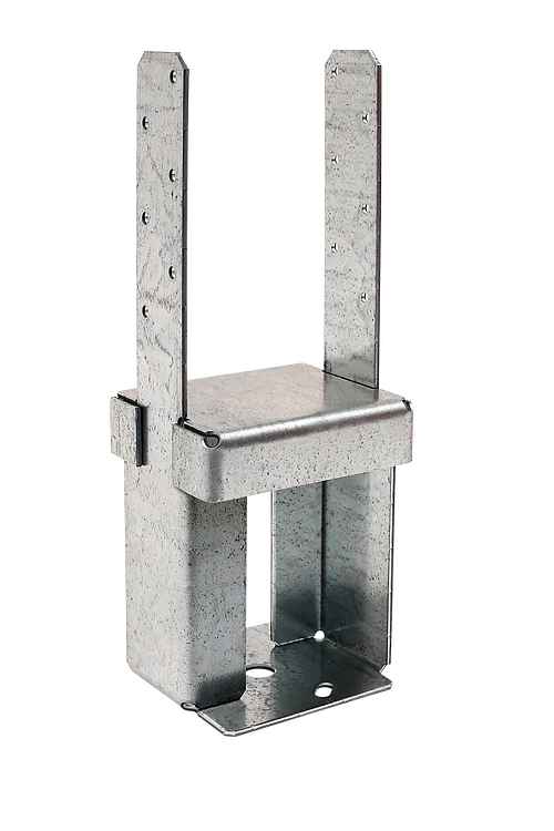 Simpson (PPB44-4Z) 4X4 PORCH POST BASE 4IN ZMAX 4" x 3-5/8" x 3-3/8" x 5-3/4" x 12ga (97mils) (carton of 8)