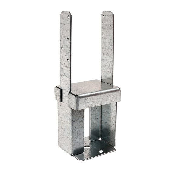 Simpson (PPB44-6Z) 4X4 PORCH POST BASE 6IN ZMAX 6" x 3-5/8" x 3-3/8" x 5-3/4" x 12ga (97mils) (carton of 8)