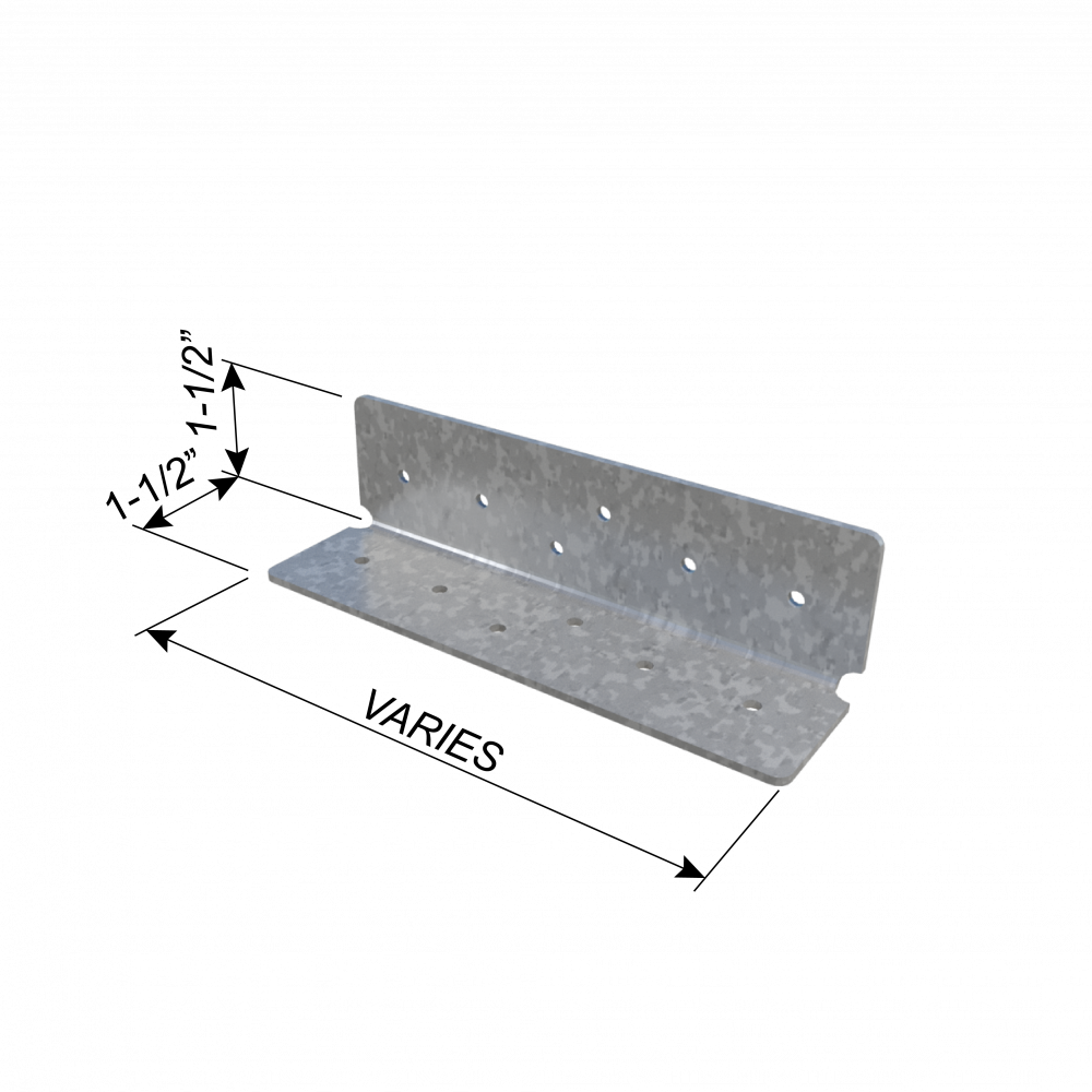 ClarkDietrich LS549 SWIFTCLIP™ 16GA 9-1/4" x 1-1/2" x 1-1/2" x 54mils (16ga) (bucket of 100)