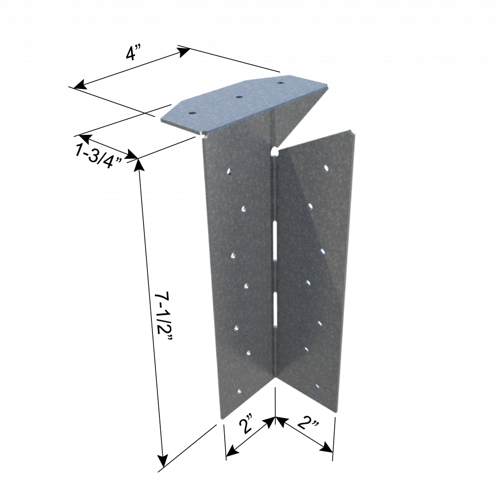 ClarkDietrich UJH68 UNIVERSAL JOIST HANGER 7-1/2