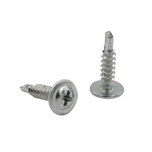 Zeus Fasteners Attaching 20-14 gauge Metal track to 20-16 gauge metal studs, #10 X 3/4", Modified Truss Head, #2 Reduced Phillips, Self Drilling Point, Zinc Coating, 5000 Per Box (Z1034MTD) 3/4" x 10 (box of 5000)