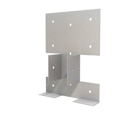 The Steel Network (BackIt) BackIt® - Wall Backing Clip Connector for Cold-Formed Steel Framing provides a solid wood backing support, 4" x 2-1/2" x 1" x 0-3/4" x 43mils (18ga) (box of 50)