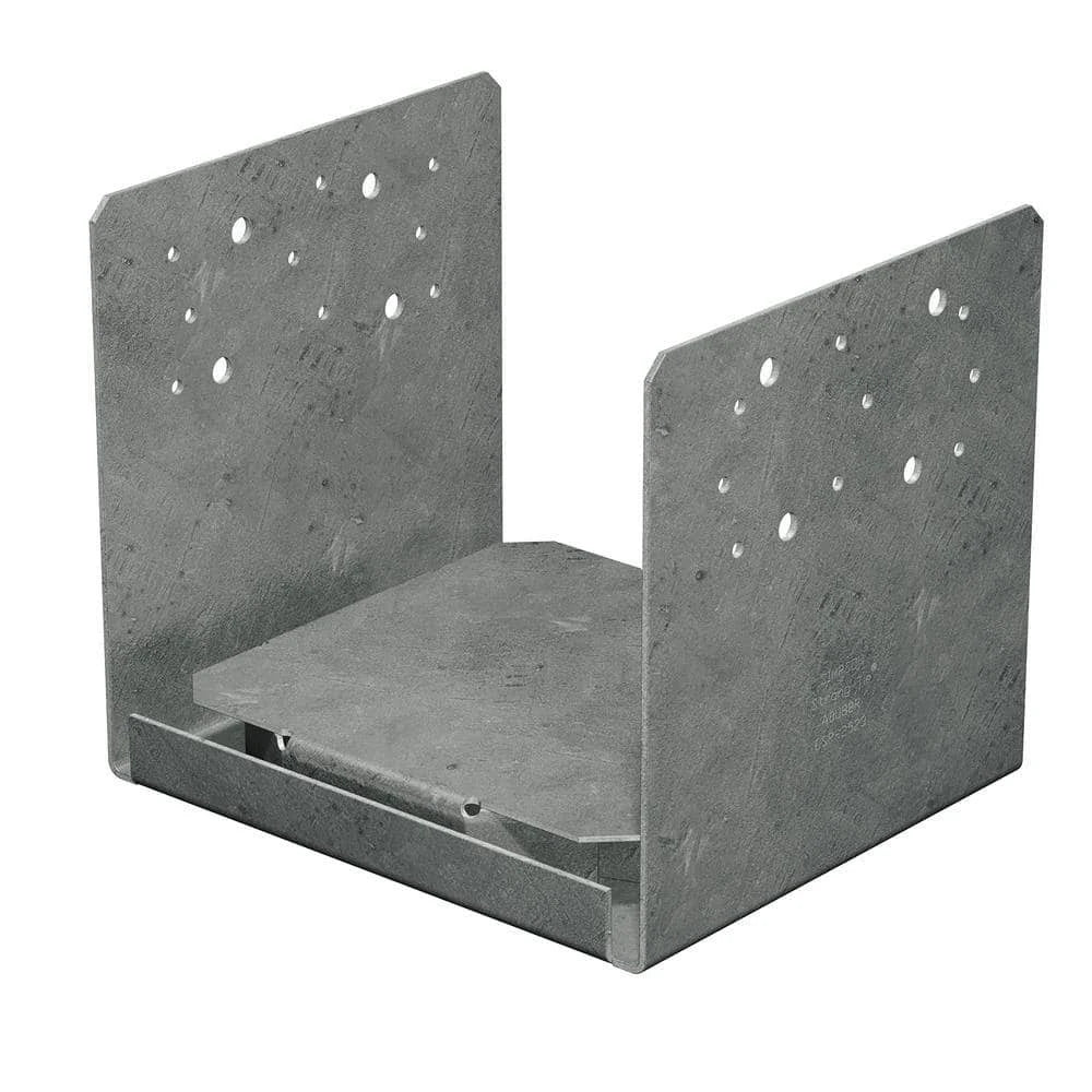 Simpson (ABU88RHDG) 8 X 8 ROUGH ADJUSTABLE POST BASE HDG 7" x 8" x 7" x 14ga (68mils) base x 10ga (118mils) strap (carton of 4)