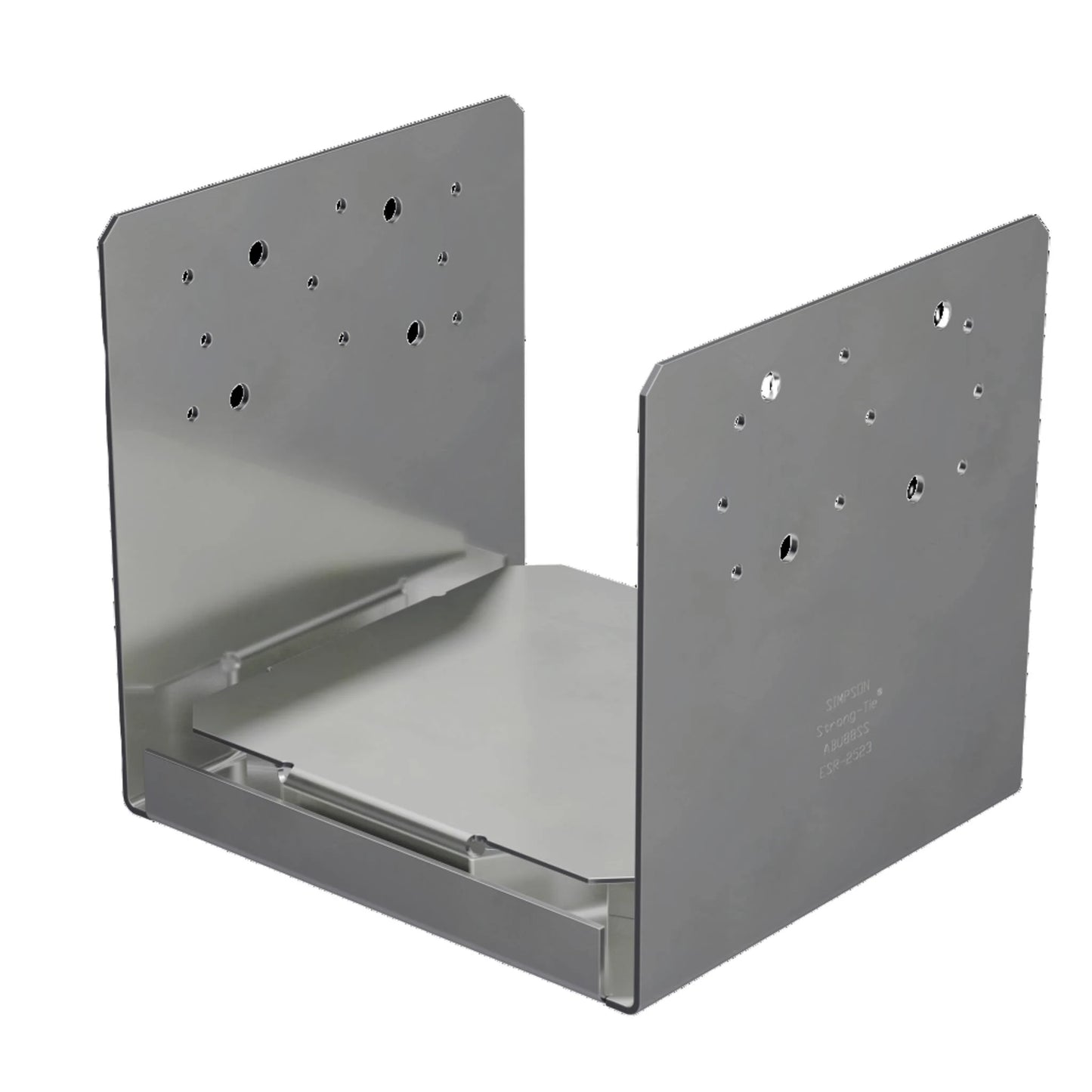 Simpson (ABU88SS) 8 X 8 ADJUSTABLE POST BASE STAINLESS STL 7" x 7-1/2" x 7" x 14ga (68mils) base x 10ga (118mils) strap (carton of 4)