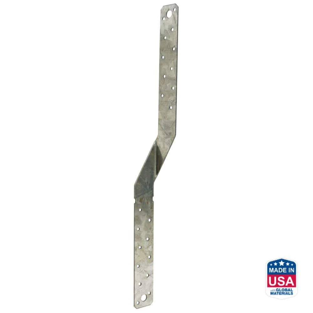 Simpson (MTS16Z) 16IN MEDIUM TWIST STRAP ZMAX 16" x 16ga (54mils) (carton of 100)
