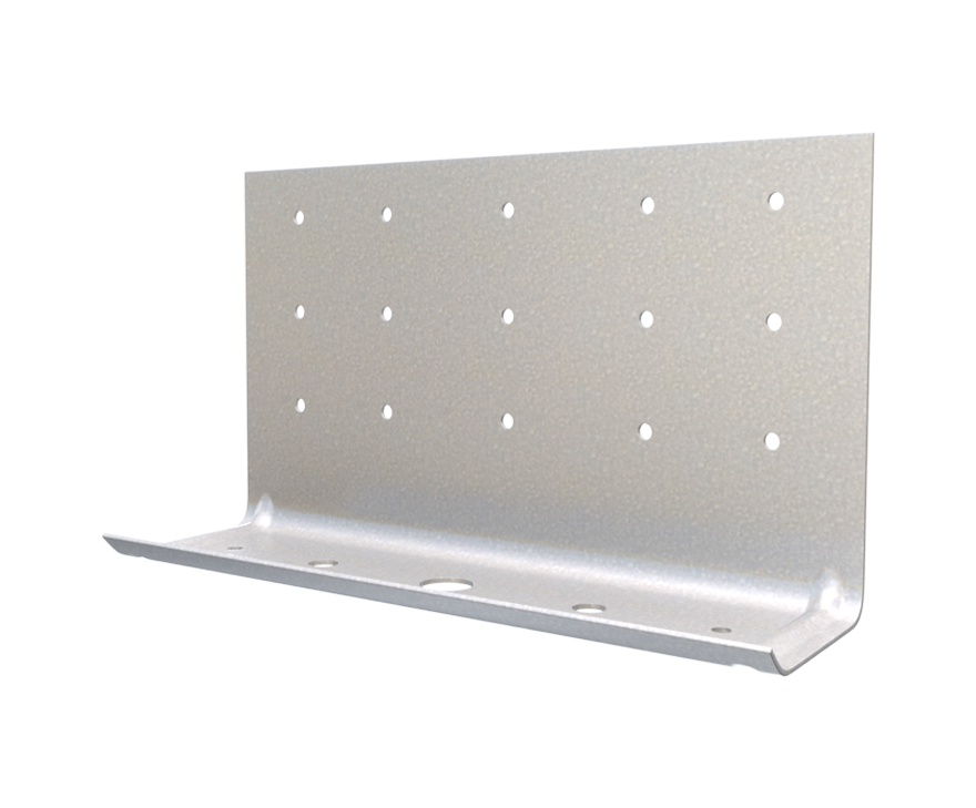 The Steel Network (CL800-118) StiffClip® CL - Floor Tie Clip Connector for Cold-Formed Steel Framing 7-1/2" x 3" x 1-1/2" x 118mils (10ga) (box of 25)