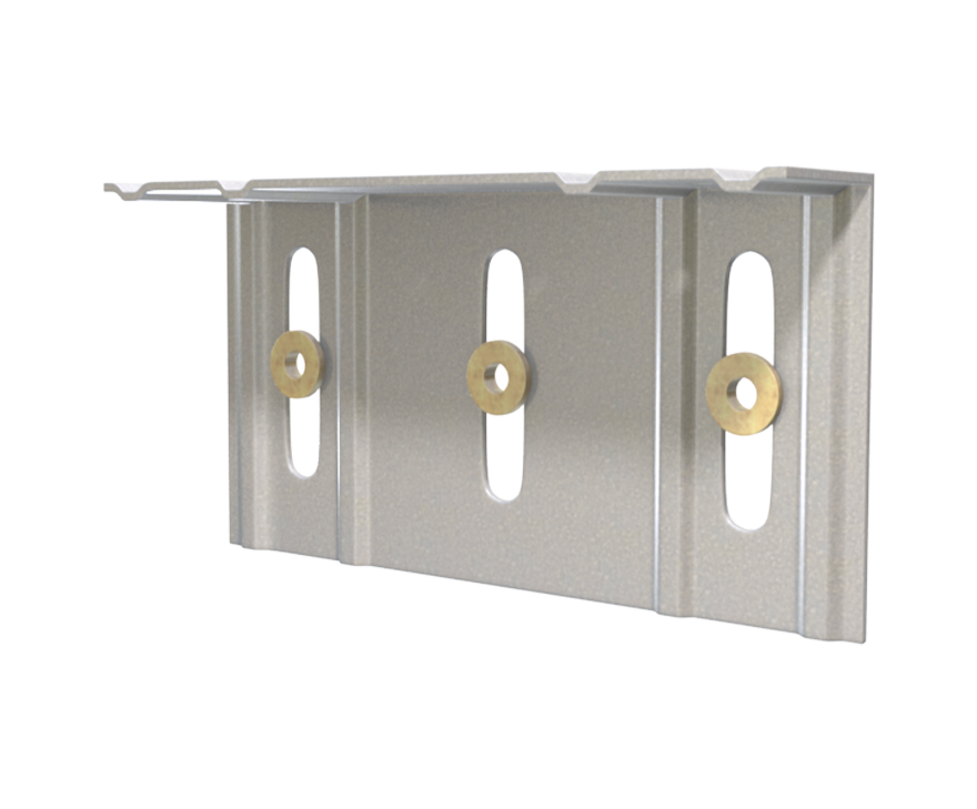 The Steel Network (SL1000) VertiClip® SL - Exterior Head of Wall Vertical Deflection Connector for Light Steel Framing. 10" x 3" x 1-1/2" x 68mils (14ga) (box of 50)