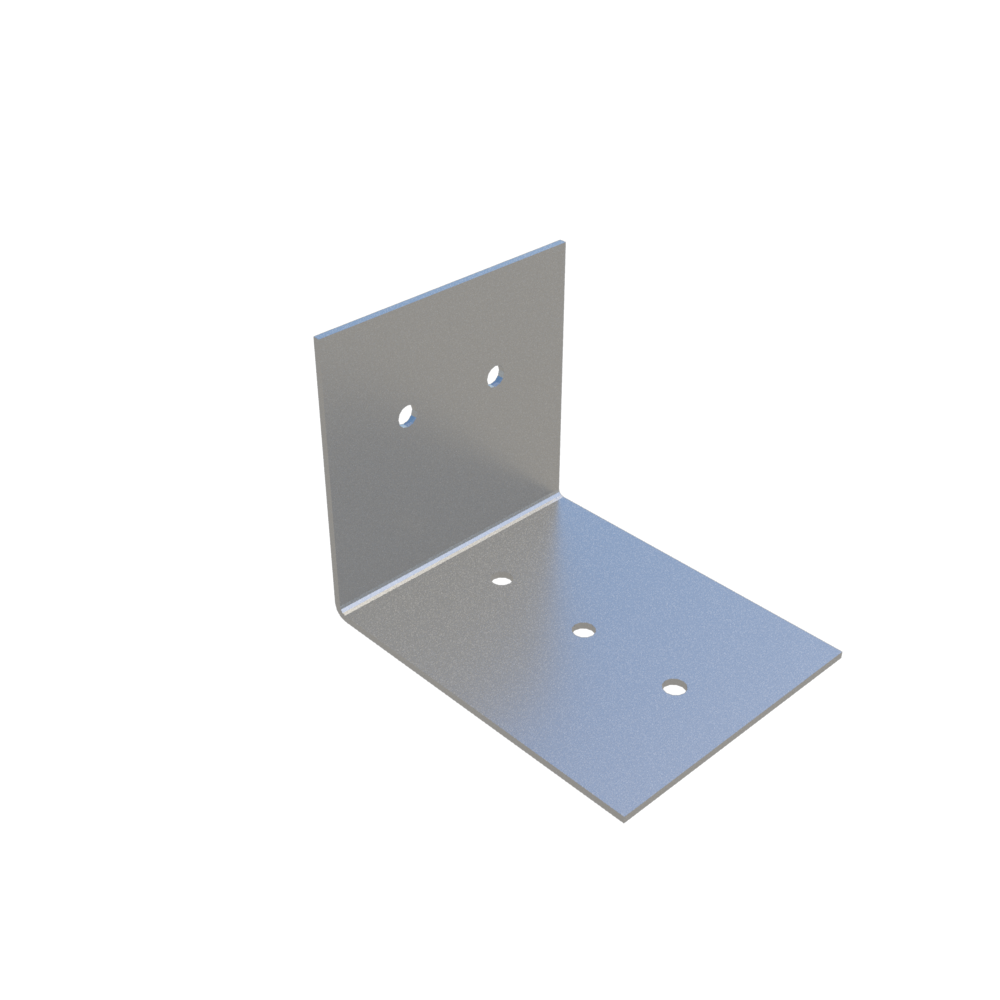 ClarkDietrich AB40 .063 ALUMINUM BURN CLIP 4" 2" x 4" x 2" x 18mils (25ga) (bucket of 250)