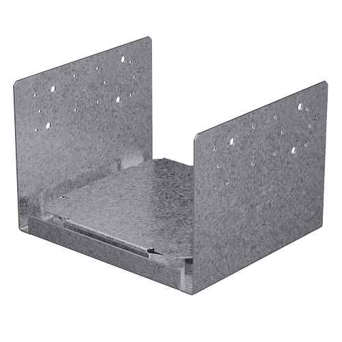 Simpson (ABU1010RZ) 10 X 10 ROUGH ADJUSTABLE POST BASE 9" x 10" x 7" x 14ga (68mils) (carton of 2)