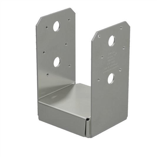 Simpson (ABU44SS) 4 X 4 ADJUSTABLE POST BASE STAINLESS STL 3" x 3-9/16" x 5-1/2" x 16ga (54mils) base x 12ga (97mils) strap (carton of 6)