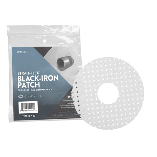 ClarkDietrich BLACK IRON-PATCH (100 count) 4-1/2" diameter (bucket of 100)