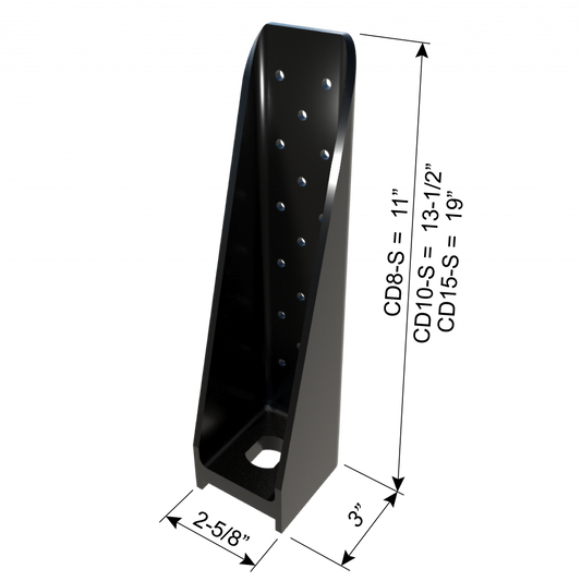 ClarkDietrich CD10 HOLDOWN 13-1/2" x 3" x 2-5/8" x 179 mils (7ga)