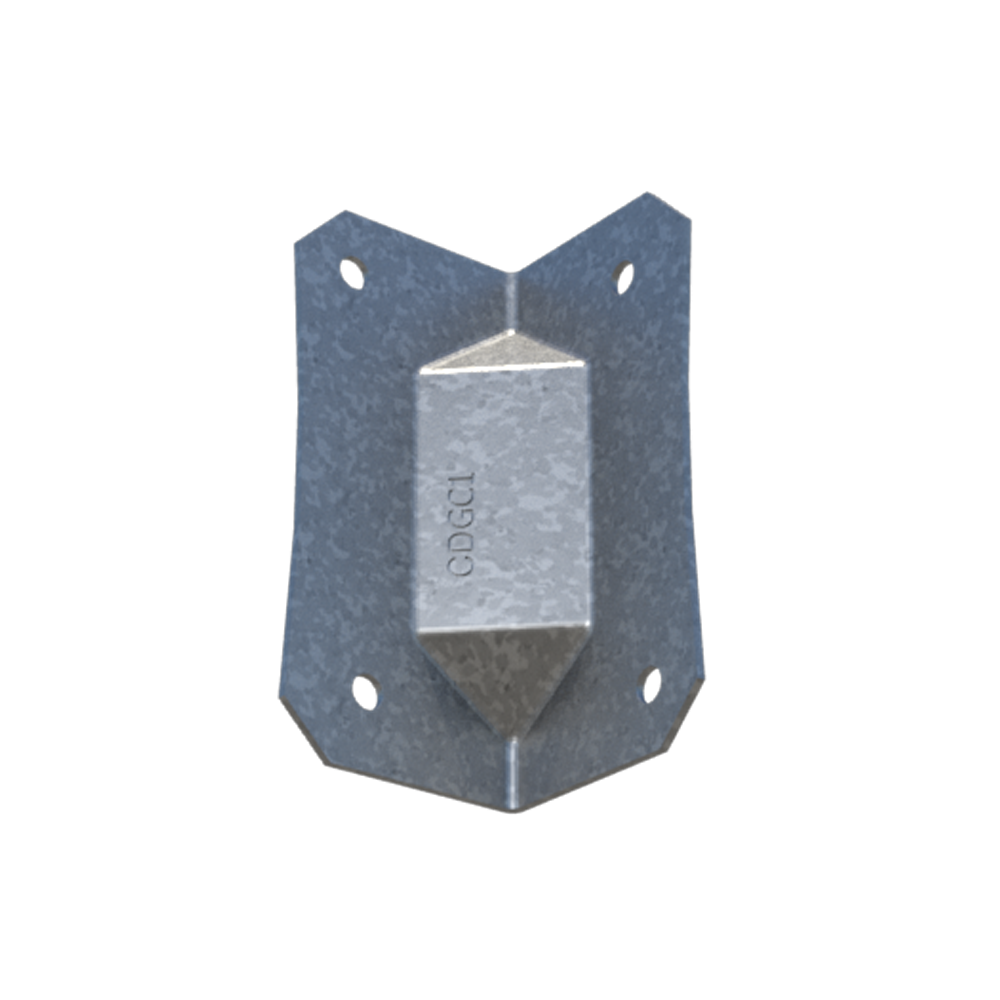 ClarkDietrich CDGC1 - GUSSET CLIP 1-1/64" x 1-1/64" x 2-25/32" x 43mils (18ga) (box of 100)