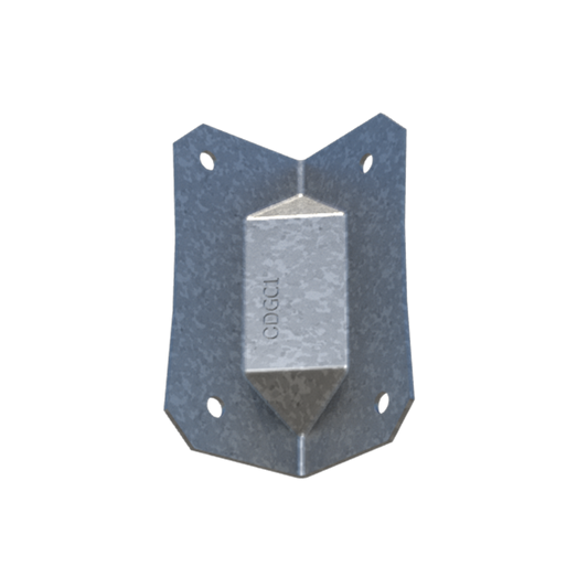 ClarkDietrich CDGC1 - GUSSET CLIP 1-1/64" x 1-1/64" x 2-25/32" x 43mils (18ga) (box of 100)