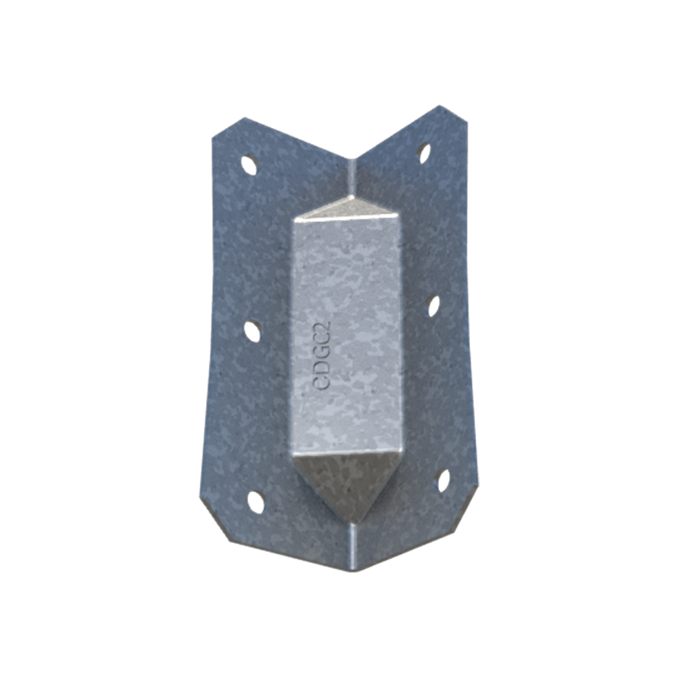 ClarkDietrich CDGC2 - GUSSET CLIP 1-19/64" x 1-19/64" x 3-5/16" x 43mils (18ga)