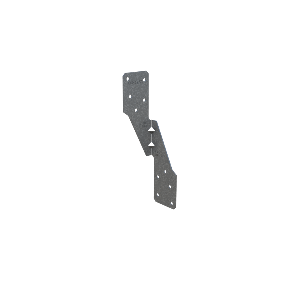 ClarkDietrich CDHT2.5AG HURRICANE TIE G185 6" x 1-5/8" x 43mils (18ga) G185