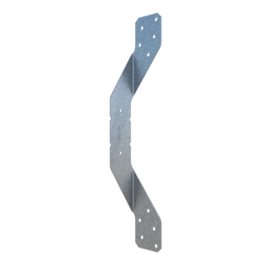 ClarkDietrich CDHT2A HURRICANE TIE 1-37/64" x 10-7/16" x 43mils (18ga) (box of 100)