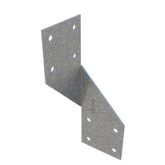 ClarkDietrich CDHT3 HURRICANE TIE 1-5/8" x 4-5/8" x 43mils (18ga) (box of 100)