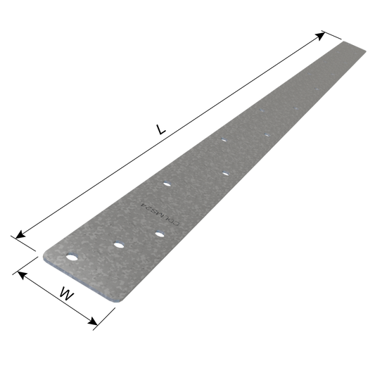 ClarkDietrich CDLMS24 MEDIUM STRAP 24-5/8" x 1-1/4" x 43mils (18ga) (box of 100)