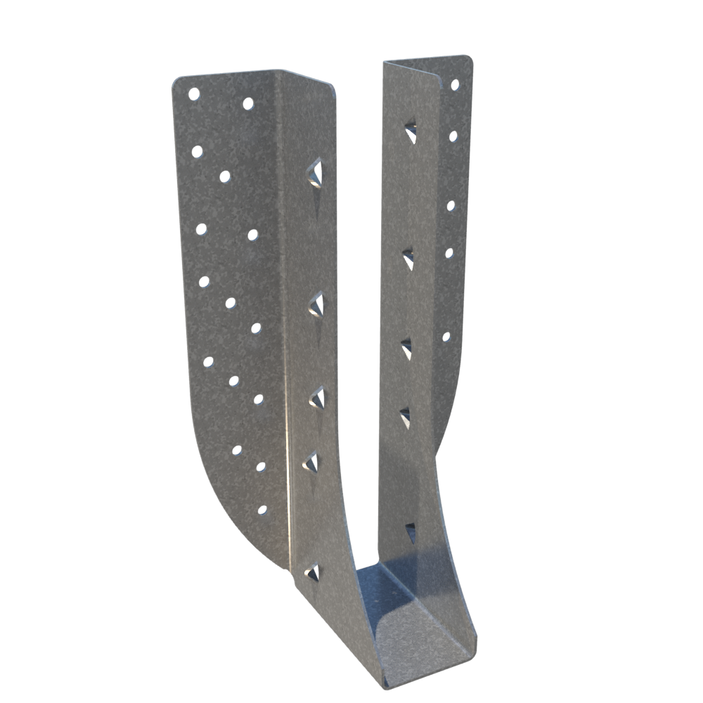 ClarkDietrich CDMDS1.81/10 DOUBLE SHEAR FACE-MOUNT HANGER 8-13/16" x 3-5/32" x 1-13/16" x 43mils (18ga)