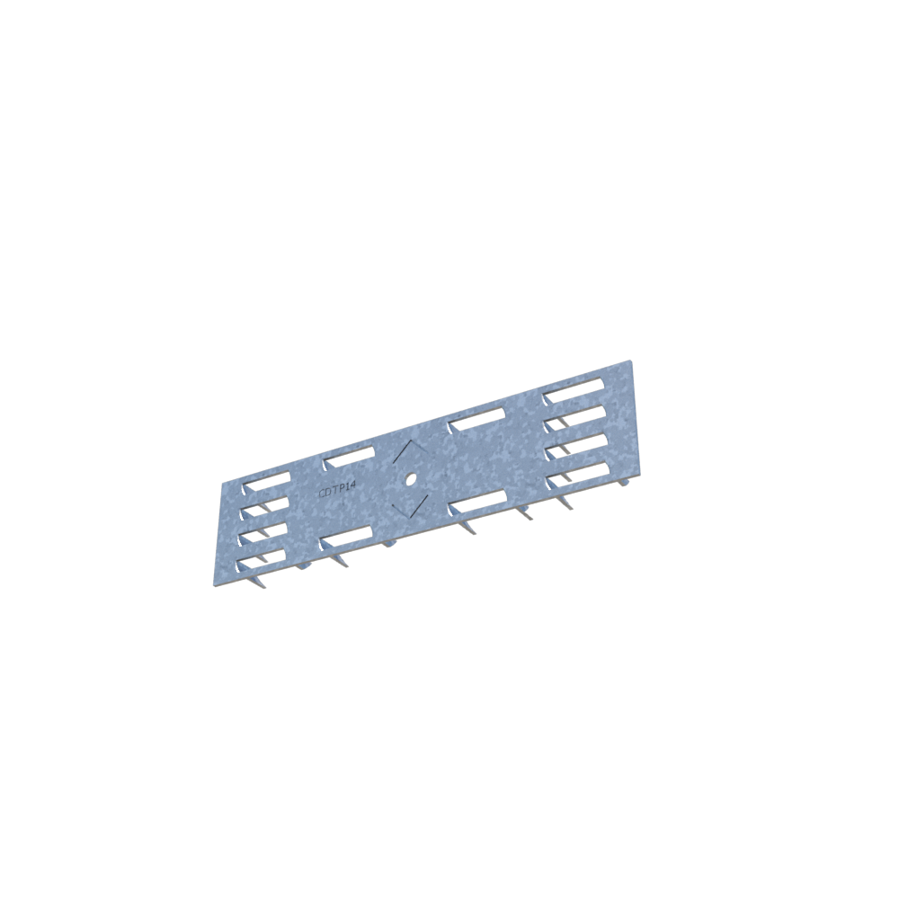 ClarkDietrich CDTP14 MENDING TIE PLATE 4" x 1" x 33mils (20ga)