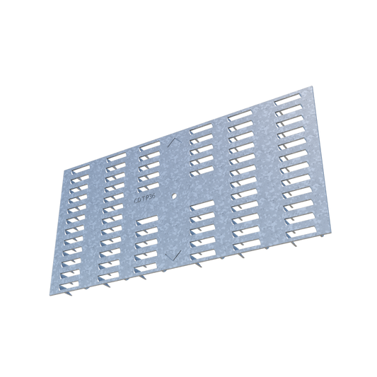 ClarkDietrich CDTP36 MENDING TIE PLATE 6" x 3" x 33mils (20ga) (box of 100)