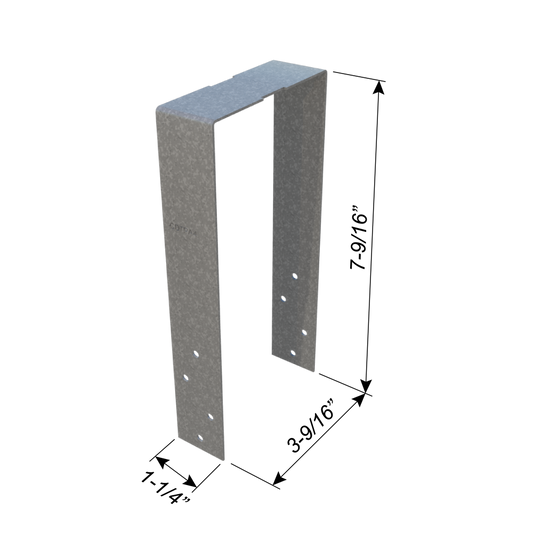 ClarkDietrich CDTPA4 ANCHOR SERIES 7-9/16" x 3-9/16" x 33mils (20ga) (box of 100)