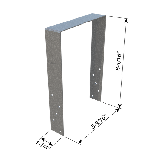 ClarkDietrich CDTPA6 ANCHOR SERIES 8-1/16" x 5-9/16" x 33mils (20ga) (box of 50)