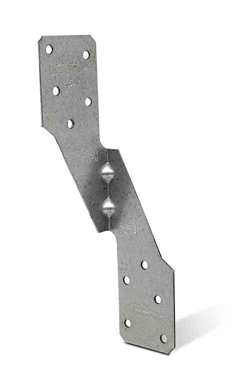 Simpson (H2.5AZ) HURRICANE TIE ZMAX 6" x 1-3/8" x 18ga (43mils) (carton of 100)