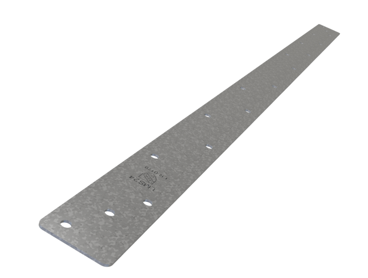 ClarkDietrich CDMS24G MEDIUM STRAP G-185 24-5/8" x 1-1/4" x 54mils (16ga) G185 (box of 100)