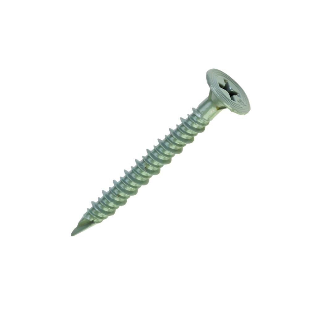 Zeus Fasteners Drywall to 25-20 GA steel studs, #6 X 1-5/8", Bugle Head, #2 Reduced Phillips, Sharp Point Fine Thread, Phosphate Coating, 5000 Per Box (Z158FS) 1-5/8" x 6 (box of 5000)