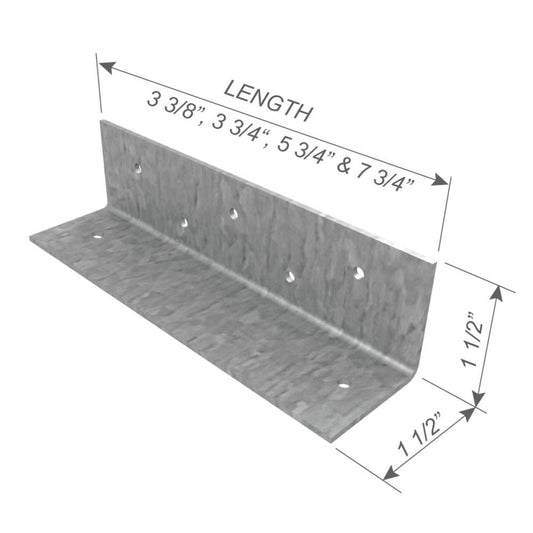 ClarkDietrich RCSC6-68 CRIPPLE STUD CLIP 6 14GA 5-3/4" x 1-1/2" x 1-1/2" x 68mils (14ga) (bucket of 100)