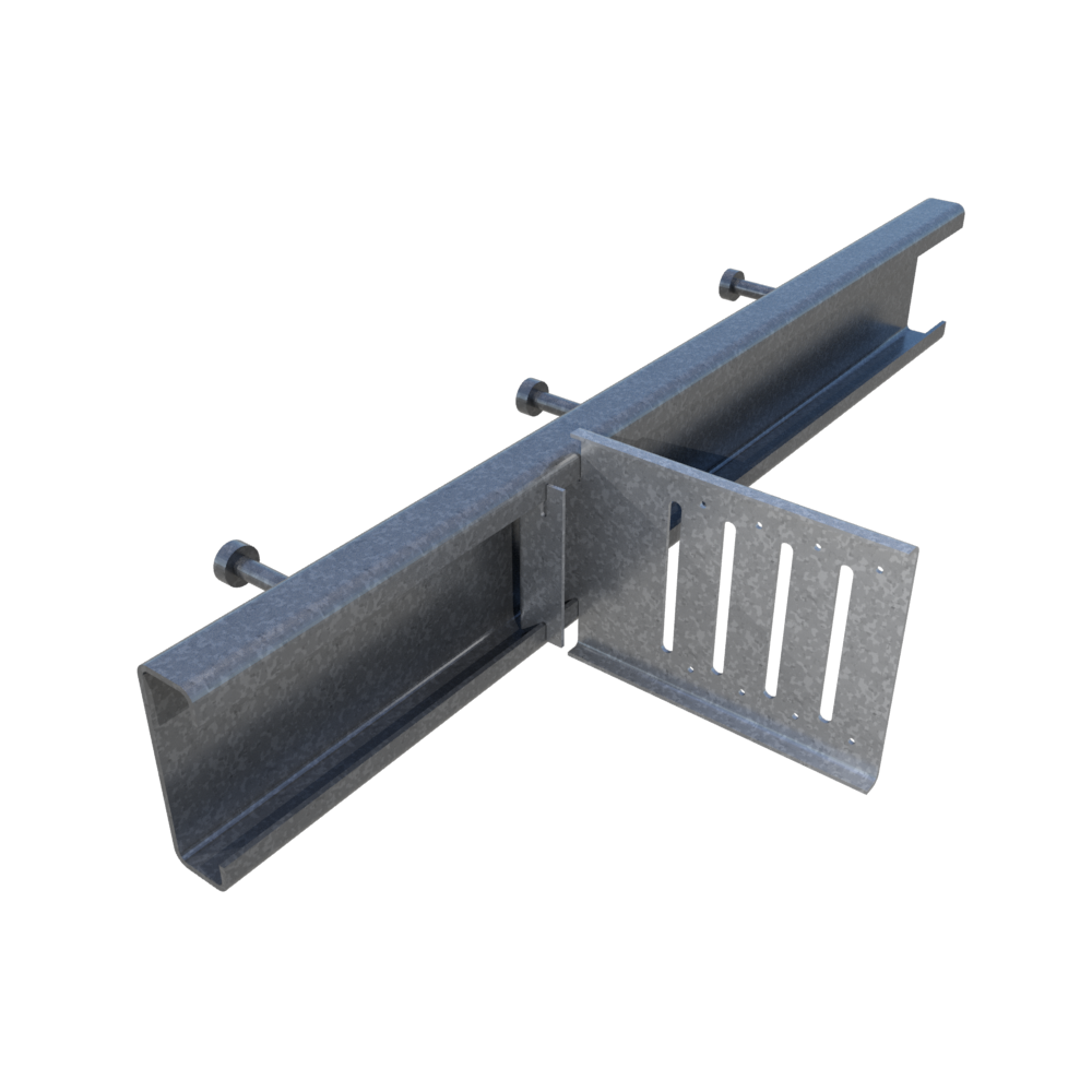 ClarkDietrich DHR-97 12FT DRIFT HEADED RAIL 12GA 12' x 3-5/8" x 1-1/8" x 97mils (12ga)