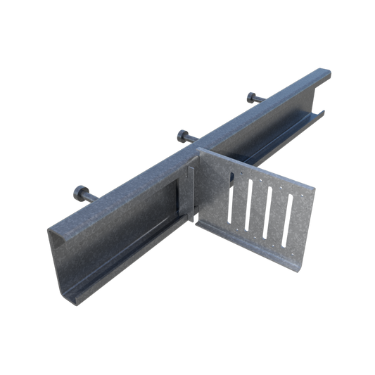 ClarkDietrich DHR-97 12FT DRIFT HEADED RAIL 12GA 12' x 3-5/8" x 1-1/8" x 97mils (12ga)