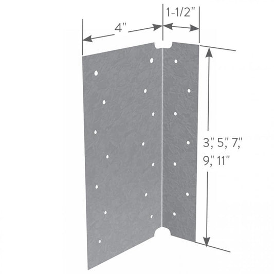 ClarkDietrich E681 SUPPORT CLIP  14 GA 11" x 4" x 1-1/2" x 68mils (14ga) (bucket of 50)