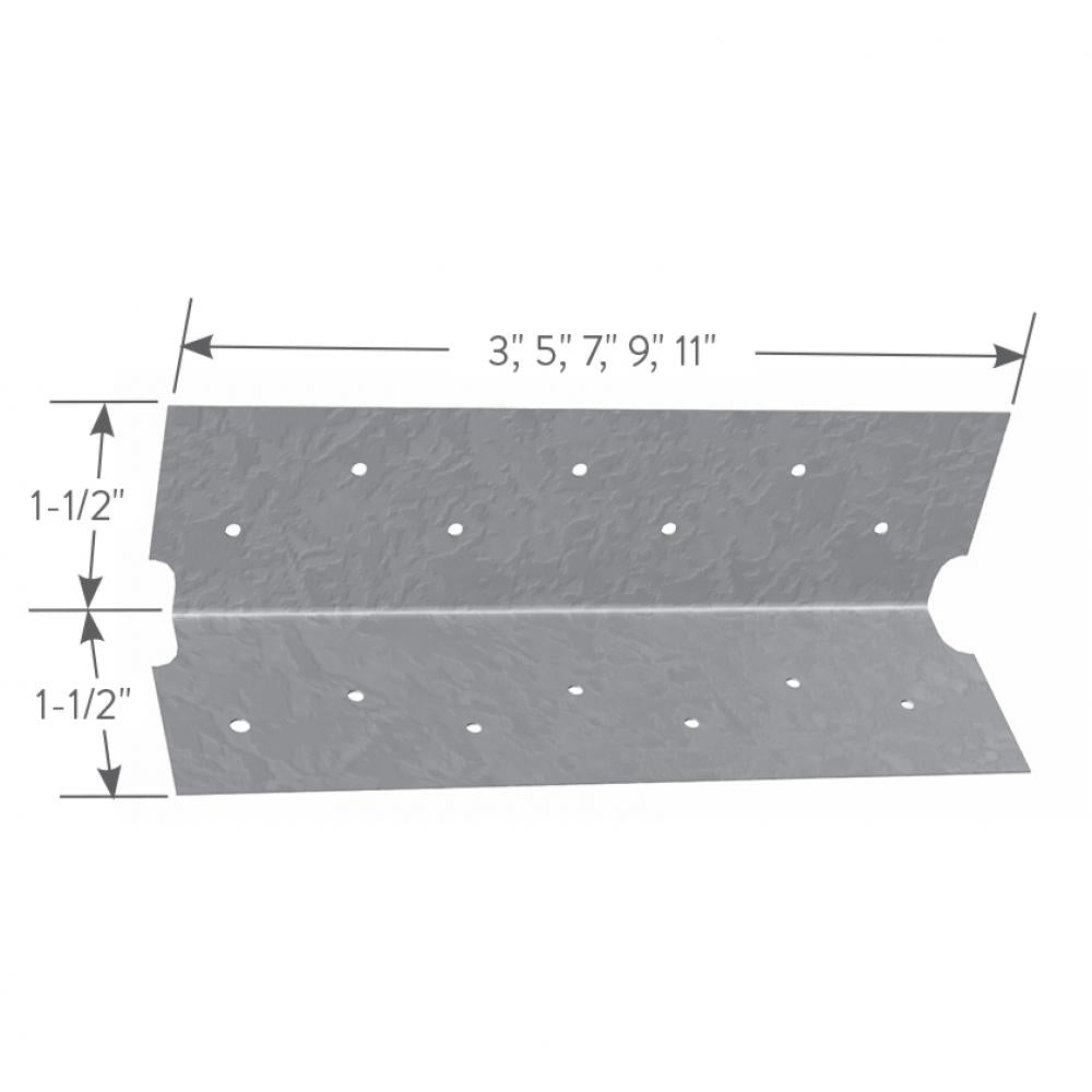 ClarkDietrich S681 SUPPORT CLIP 14GA 11" x 1-1/2" x 1-1/2" x 68mils (14ga) (bucket of 100)