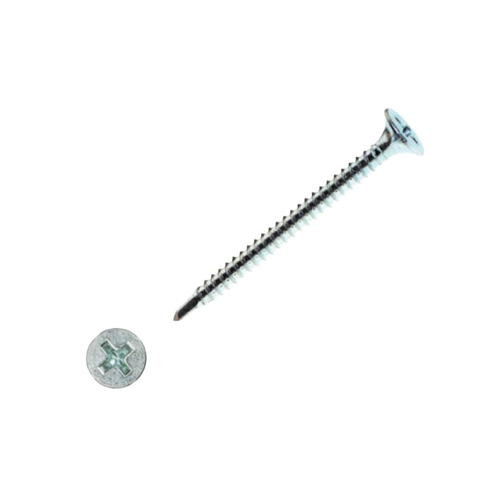 Zeus Fasteners Drywall to 25-20 GA metal studs, #10 X 4", Bugle Head, #2 Reduced Phillips, Sharp Point Fine Thread, Phosphate Coating, 1000 Per Box (Z400FS) 4" x 10 (box of 1000)