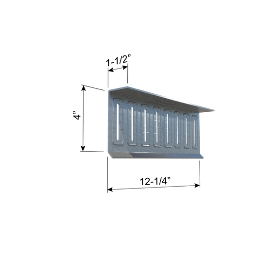 ClarkDietrich FS12 FAST STRUT™ 12-1/4" x 4" x 1-1/2" x 68mils (14ga) (box of 10)