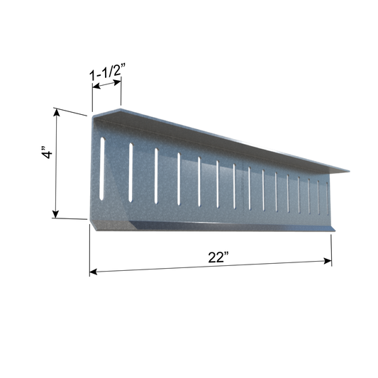 ClarkDietrich FS22 FAST STRUT™ 22" x 4" x 1-1/2" x 68mils (14ga) (box of 10)