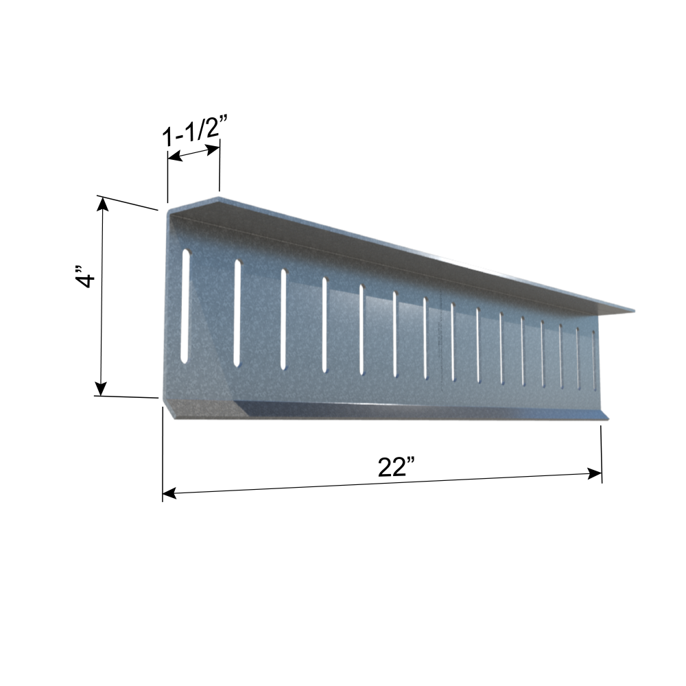 ClarkDietrich FS22 FAST STRUT™ 22" x 4" x 1-1/2" x 68mils (14ga) (box of 10)