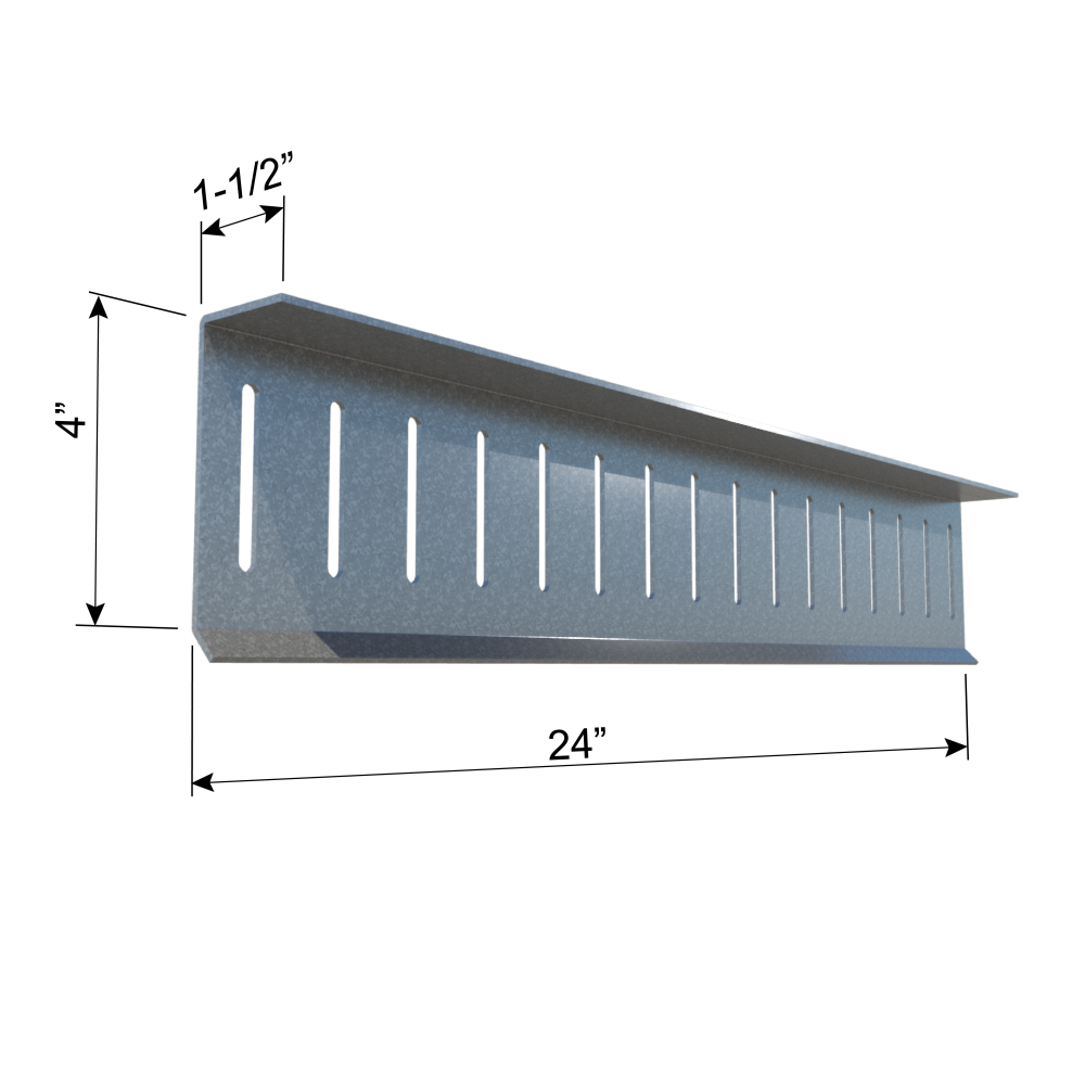 ClarkDietrich FS24 FAST STRUT™ 24" x 4" x 1-1/2" x 68mils (14ga) (box of 10)