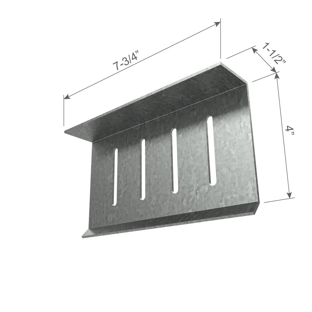 ClarkDietrich FTC8 FAST TOP™ CLIP 7-3/4" x 4" x 1-1/2" x 68mils (14ga) (box of 25)