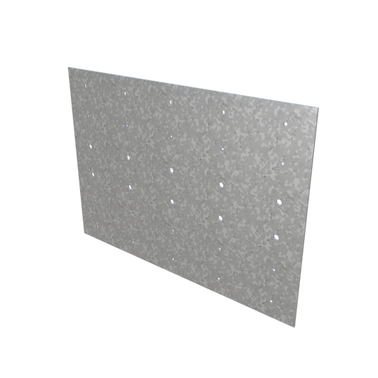 ClarkDietrich G436 18GA PUNCH GUSSET PLATE 8-1/2" x 6" x 43mils (18ga) (bucket of 50)