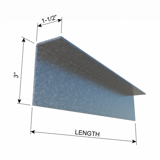 ClarkDietrich LE6818 - EXT SWIFTCLIP™14GA 18" x 3" x 1-1/2" x 68mils (14ga) (box of 10)