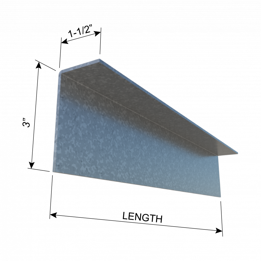 ClarkDietrich LE6820 - EXT SWIFTCLIP™14GA 20" x 3" x 1-1/2" x 68mils (14ga) (box of 10)